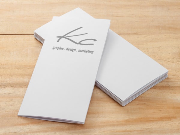 Design von Flyern und Karten