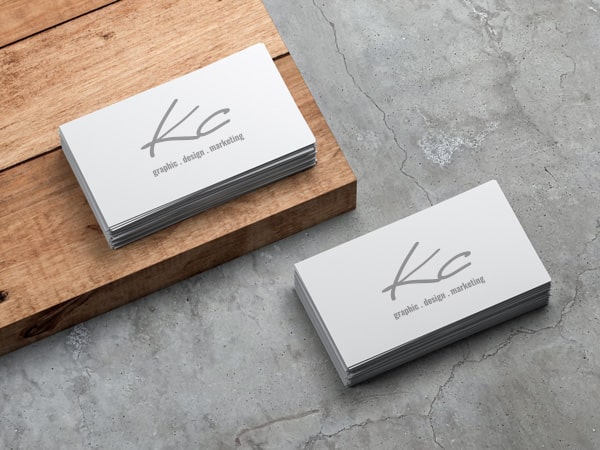 Design von Visitenkarten